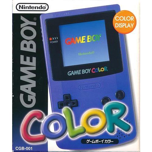 ゲームボーイカラー(パープル)とカセット ゲームボーイカラーパープル
