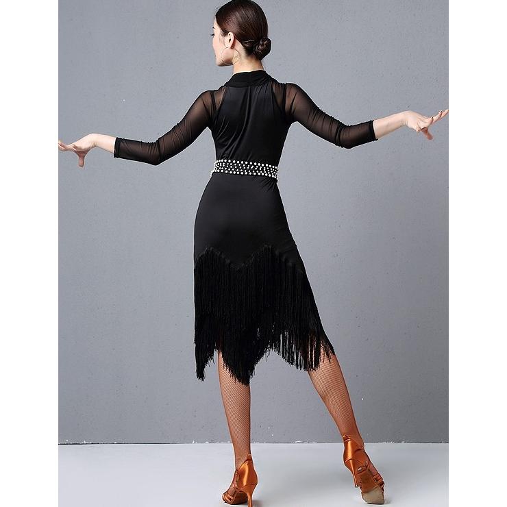 ダンス衣装 社交ダンス ラテンドレス ラテン ダンス 衣装 ワンピース