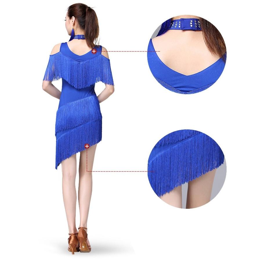 ダンス衣装 社交ダンス ラテンドレス ラテン ダンス 衣装 ワンピース