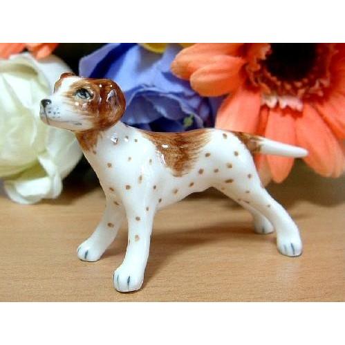 フランス《KLIMA社》直輸入磁器製フィギアポインター WH＆BR mini