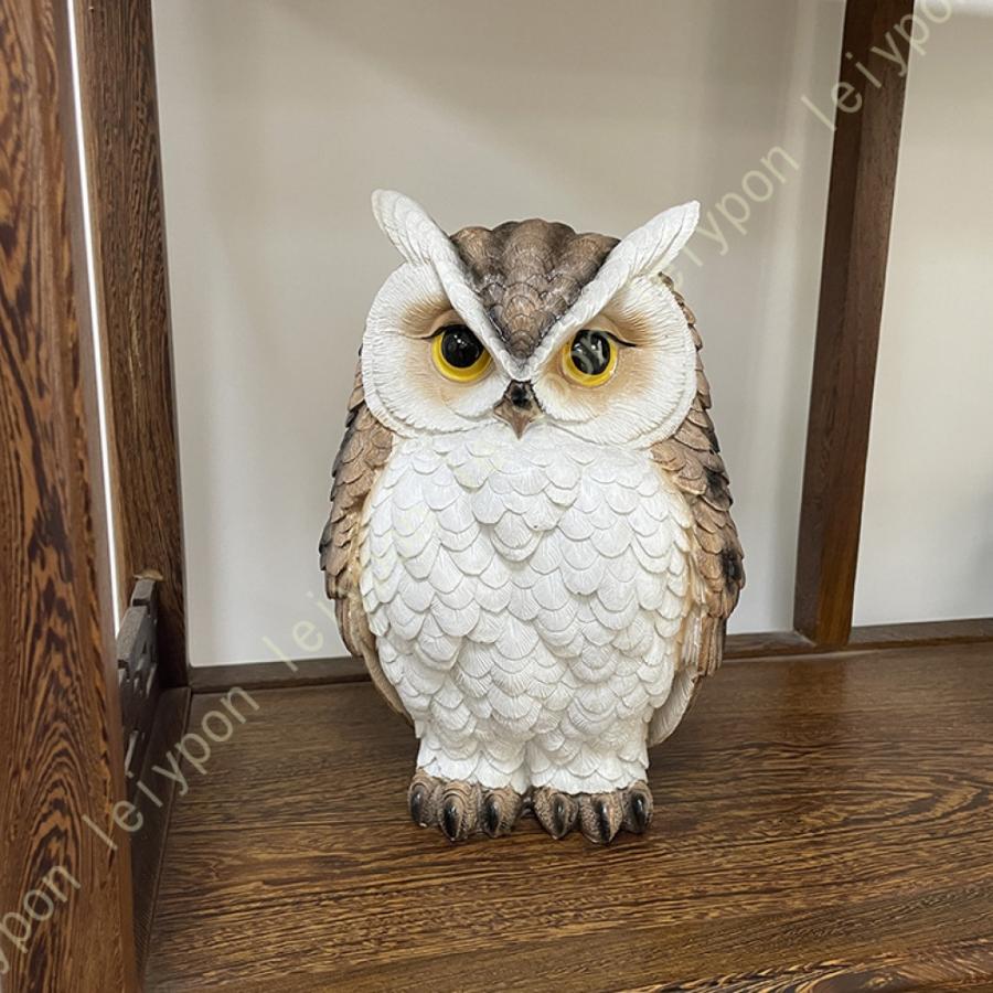 フクロウ 置物 かわいい ふくろう雑貨 ソーラーライト ガーデンライト