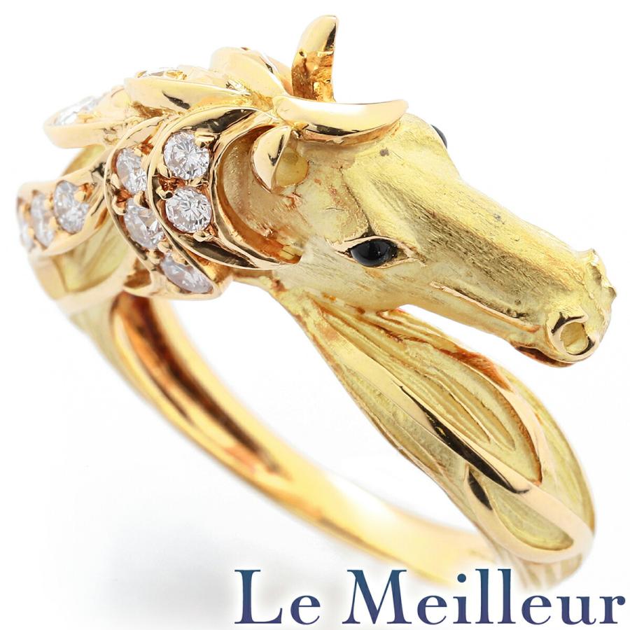 ジャンピエール・ベラン ホースデザインリング 指輪 オニキス