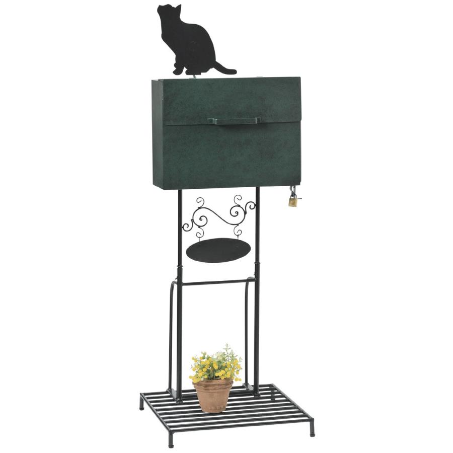 □在庫限り・入荷なし□郵便ポスト スタンドポスト Dog Cat （ ポスト