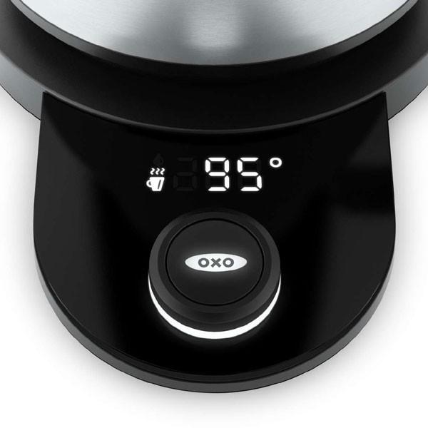 OXO オクソー ON 温度調整機能 タイマー付き 電気ドリップケトル 1.1L