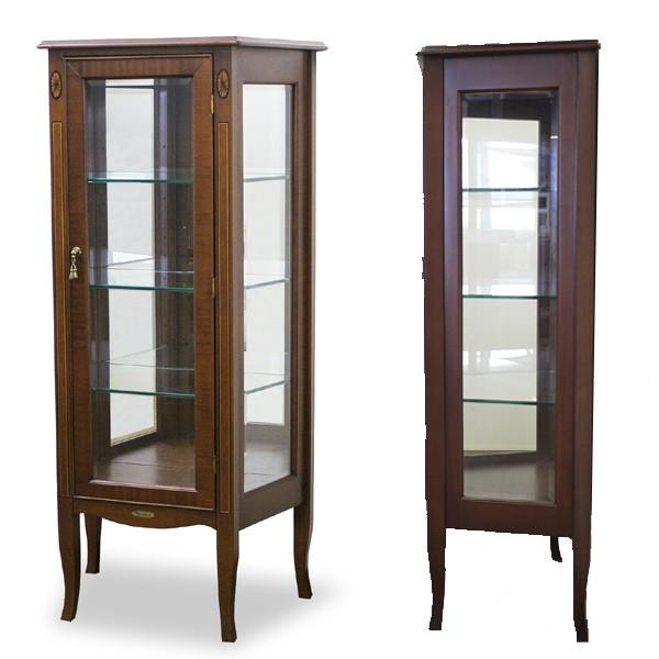 コレクションラック キュリオケース クラシック調 猫脚 Venezia 約幅