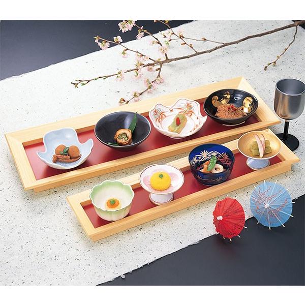 盛皿 木製 尺5 長手四方白木枠盛台 45cm 盛器 盛り皿 皿 食器 業務用