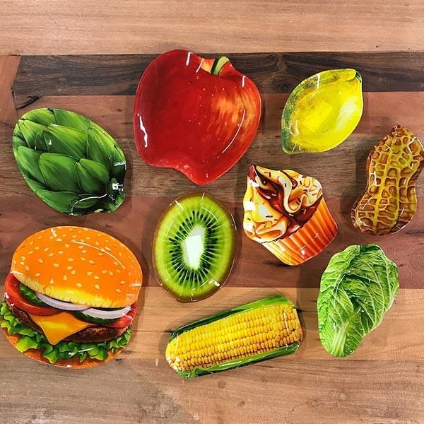 ダルトン DULTON プレート ハンバーガー ガラスファーマープレート