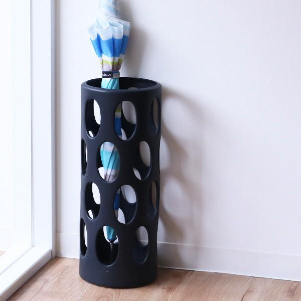 山崎実業 傘立て 陶器 丸型 アーバン 傘たて アンブレラスタンド （ 傘