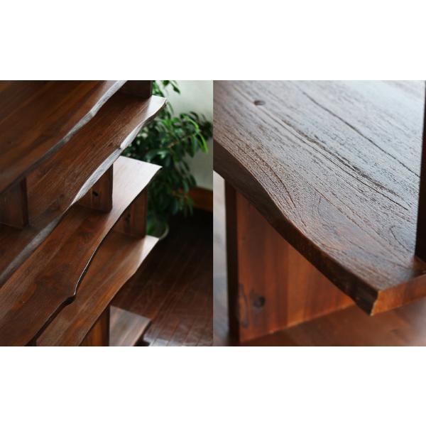 チークナチュラルシェルフ5段 楽天市場】オープンラック 本棚 チーク材