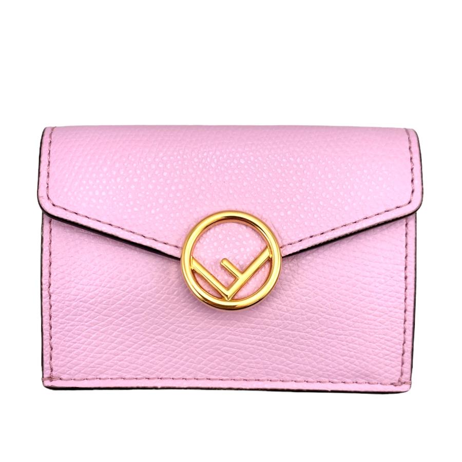 FENDI（フェンディ） 8M0395 A18B カーフ 三つ折り財布 コンパクト