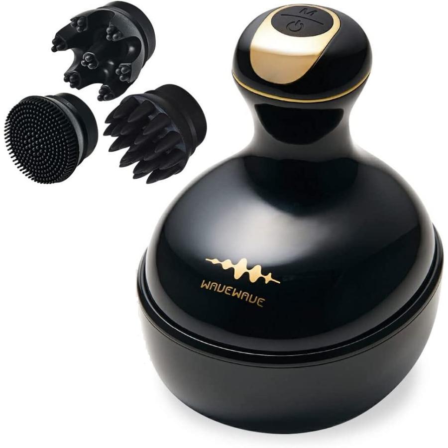 WAVEWAVE スカルプ ヘッドスパ EMS 頭皮ブラシ Scalp Head SPA 電動