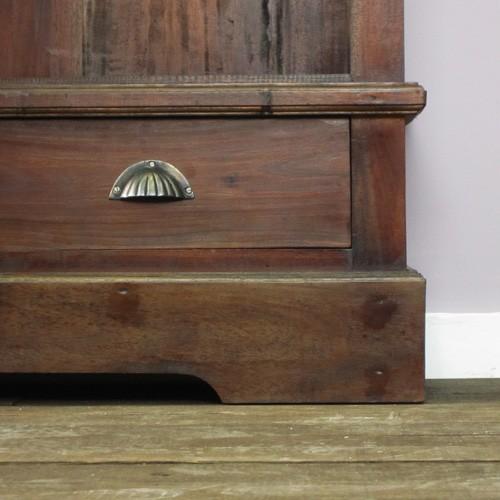 ハイシェルフ 本棚 ブックシェルフ 店舗什器 マホガニー 無垢