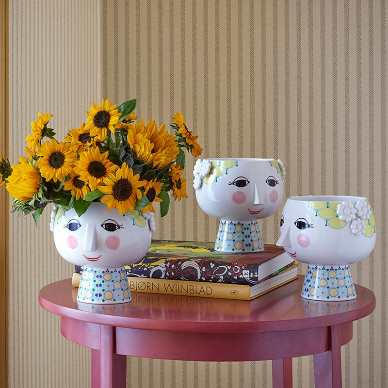 フラワーポット EVA エヴァ イエロー BJORN WIINBLAD ビヨン・ヴィン