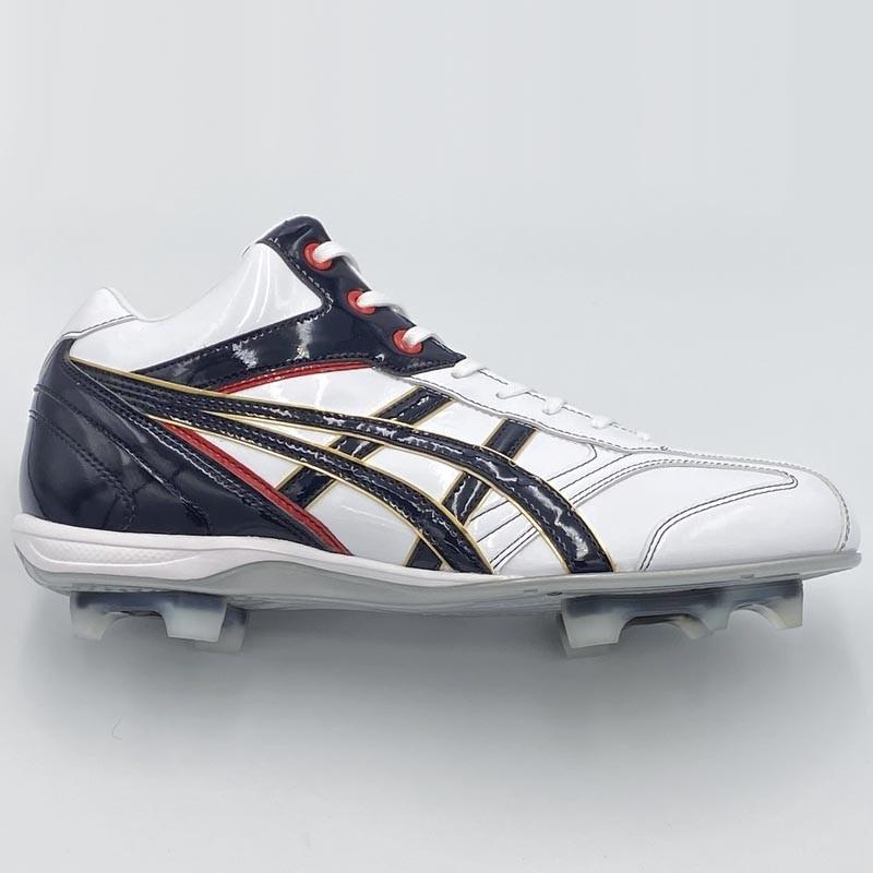 ASICS（アシックス） 【サイズ交換送料無料】ホワイト×ネイビー 野球