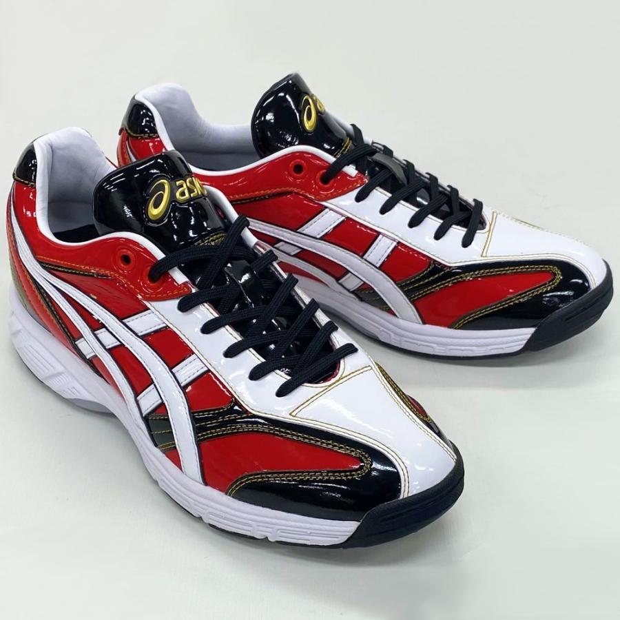 ASICS（アシックス） 25.5cmのみ ブラック×レッド 野球 トレーニング