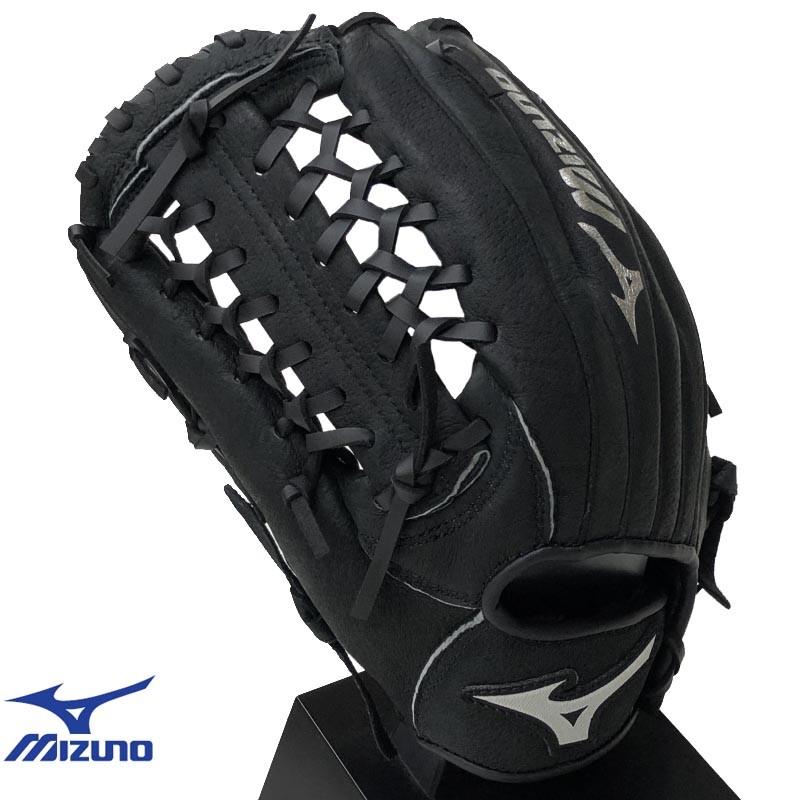 左利き用】Mizuno プロフェッショナル 本革レザーグローブ 黒