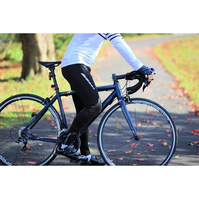 サイクルウェア『シンプルウィンタービブタイツ＆ウエストタイツ』裏