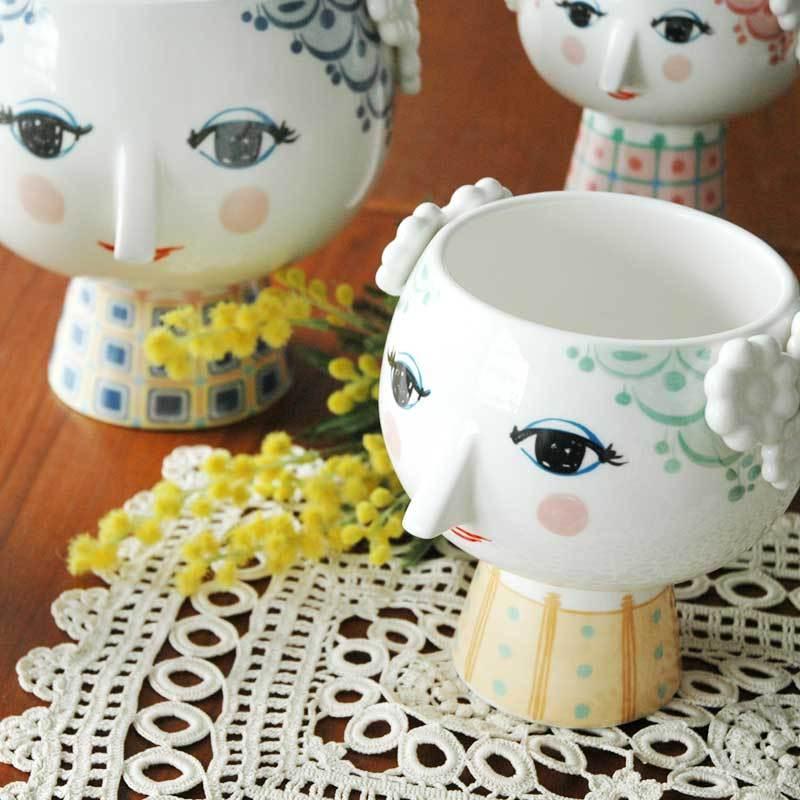 EVA Flower Pot(エヴァ・フラワーポット）H21cm ブルー ビヨン・ヴィン