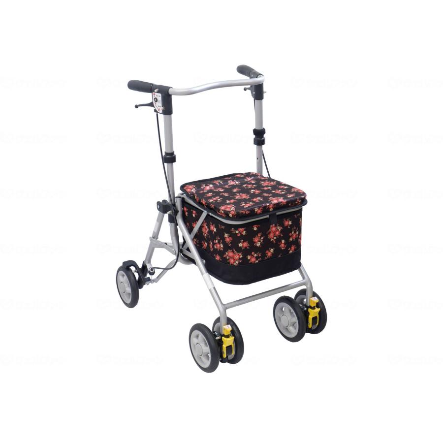 島製作所 歩行車 歩行器 シンフォニースリムBOX カゴ載せ 買い物カゴ