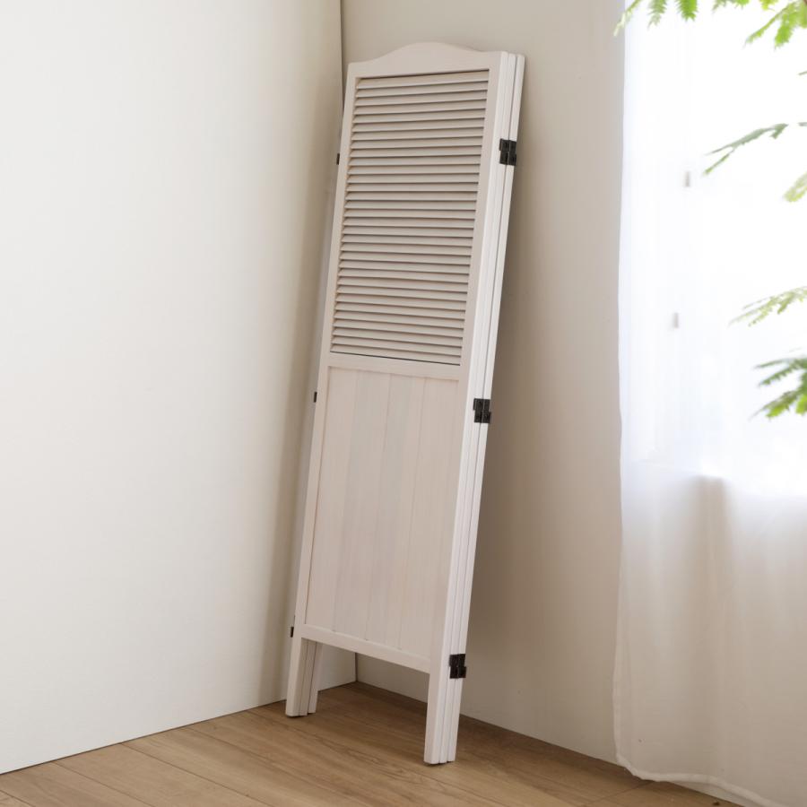 弘益 パーテーション 高さ135cm 3連 三つ折り 衝立 ミニヨン 天然木