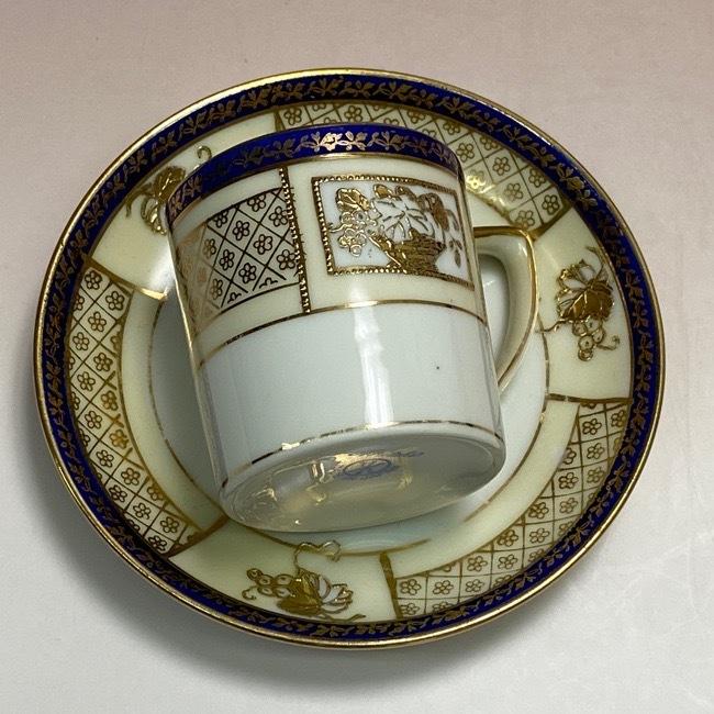 ノリタケ オールドノリタケ 金彩デミタス カップ＆ソーサー : リビング