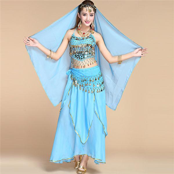 4点セット アラジン ベリーダンスセット コスチューム 仮装 パーティー