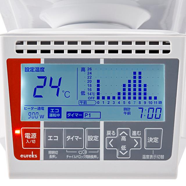 ユーレックス（eureks） オイルヒーター 1500W LFX12EH(IW) 省エネ