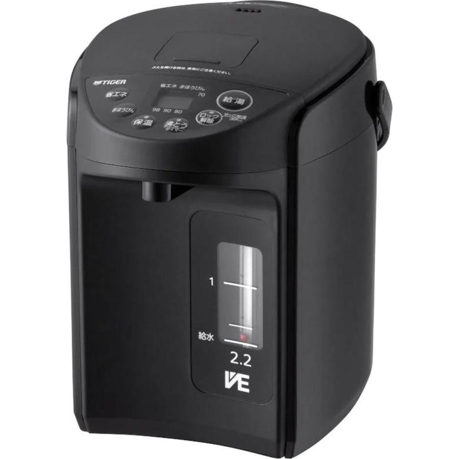 タイガー（TIGER） PIQ-G220-KC VE電気まほうびん 2.2L クールブラック