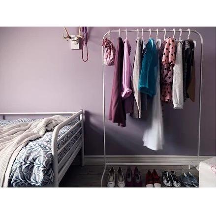 イケア（IKEA） MULIG ムーリッグ 洋服ラック, ホワイト ハンガー