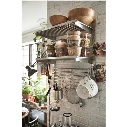 イケア（IKEA） KUNGSFORS クングスフォルス つり下げレール 棚板