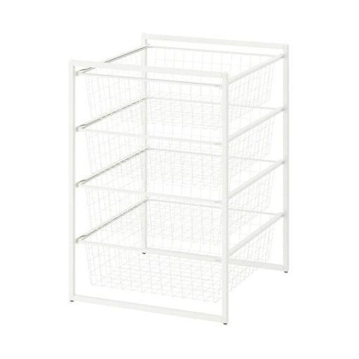 イケア（IKEA） JONAXEL ヨナクセル フレーム ワイヤーバスケット付き