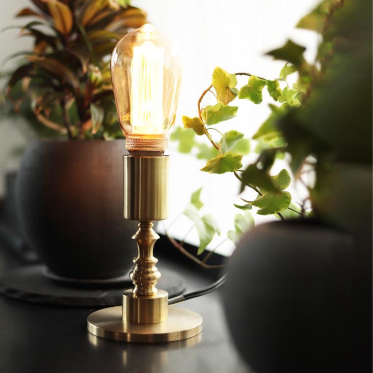 ポルカ E26 クラシックデスクライト LED電球 ランプ レトロ