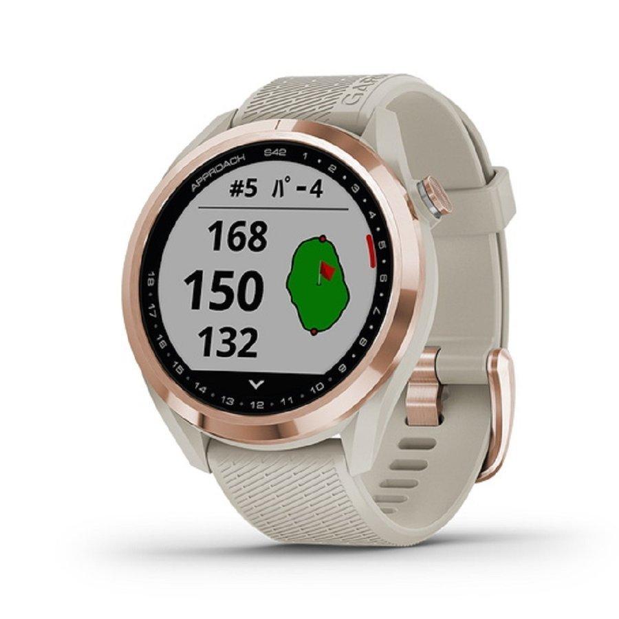 GARMIN（ガーミン） ゴルフ用GPSナビ Approach S42 [Light Sand/Rose