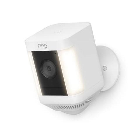 Amazon Ring Spotlight Cam Plus, Battery ホワイト : らいぶshop