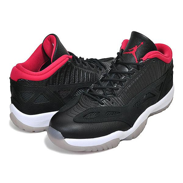 エア ジョーダン 11 NIKE AIR JORDAN RETRO LOW IE black/true red