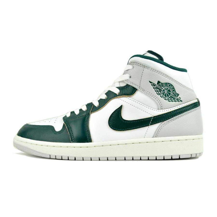 エア ジョーダン 1 NIKE AIR JORDAN MID SE white/oxdized green-sail