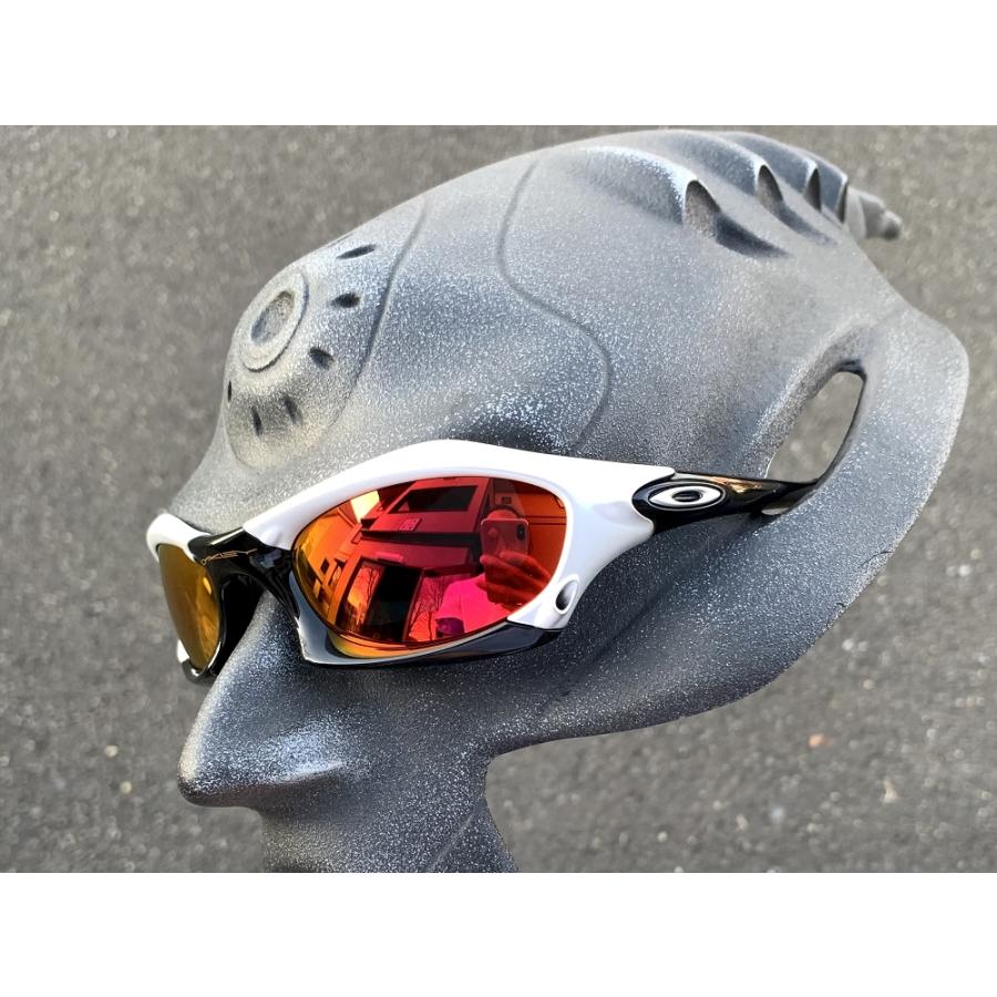 LINEGEAR オークリー スプライス用 偏光レンズ UV420 プレミアムレッド