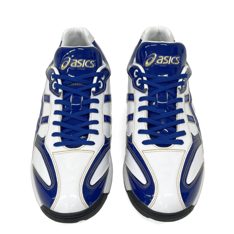 ASICS（アシックス） 【サイズ交換送料無料】ブルー×ホワイト×ゴールド