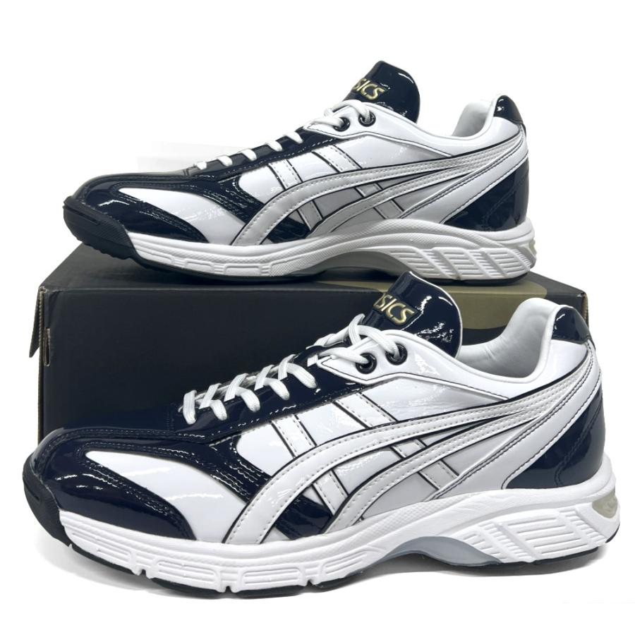 ASICS（アシックス） 【サイズ交換送料無料】ホワイト×ネイビー 野球