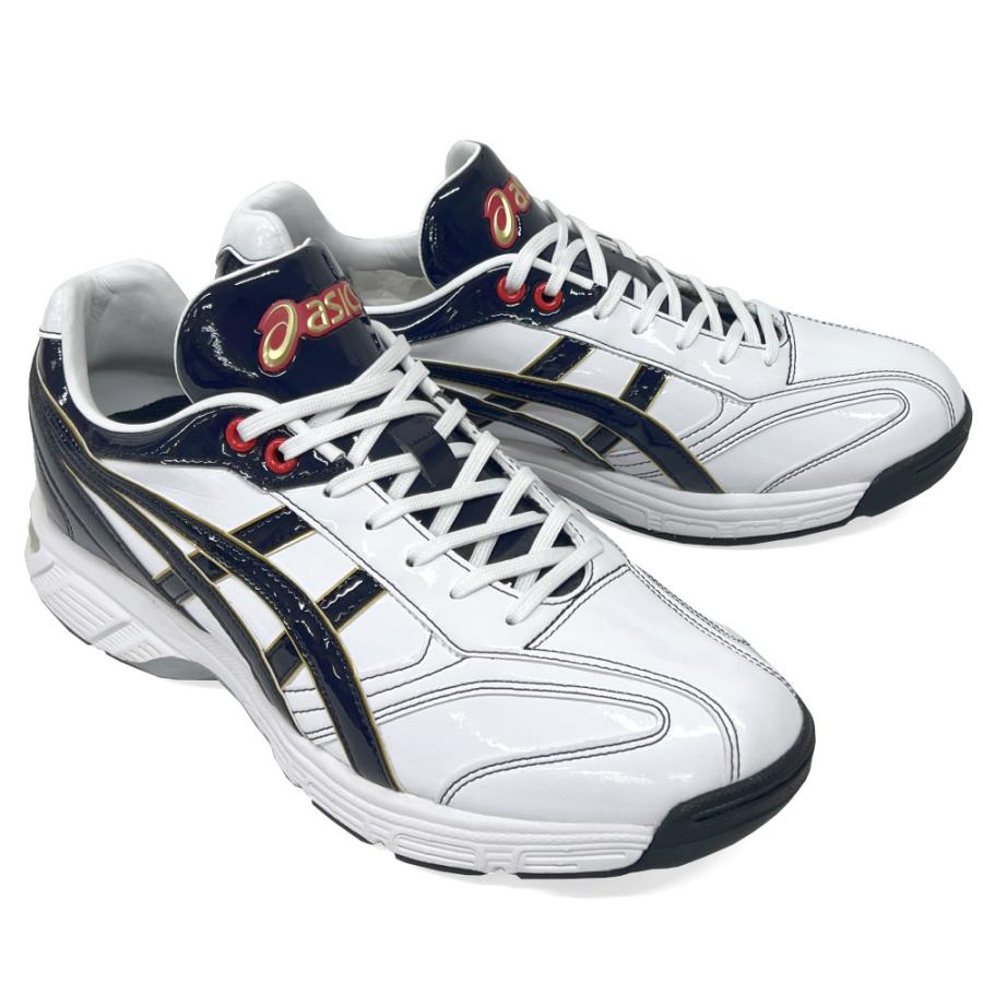 ASICS（アシックス） 【サイズ交換送料無料】ホワイト×ネイビー 野球