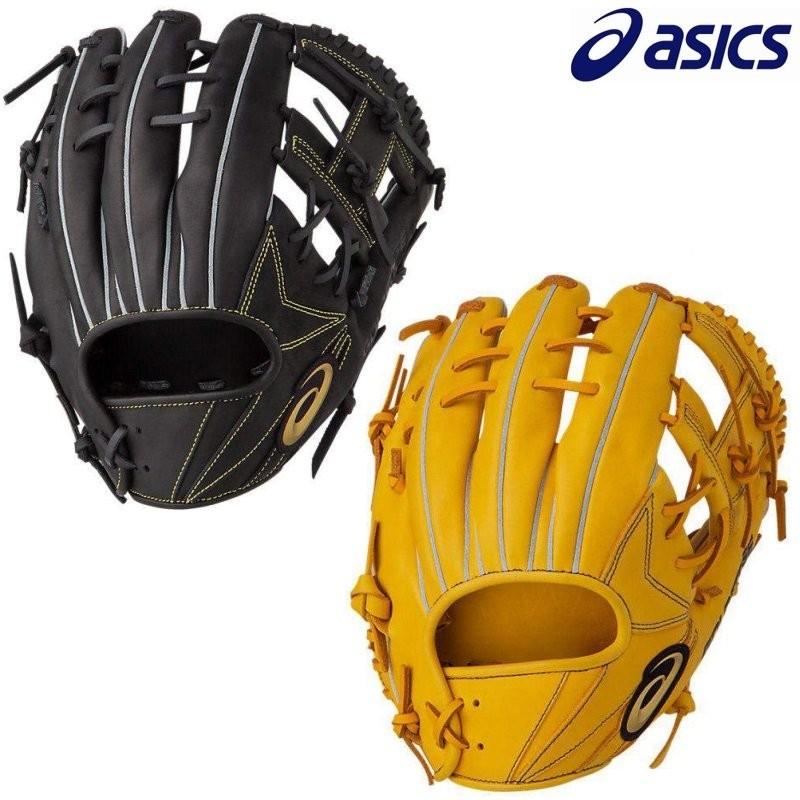 ASICS（アシックス） 野球 軟式グラブ グローブ 内野手用 ゴールド