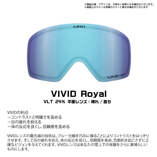 GIRO（ジロ） 2025-26 GOGGLES LENS REVOLT（リボルト用スペアレンズ
