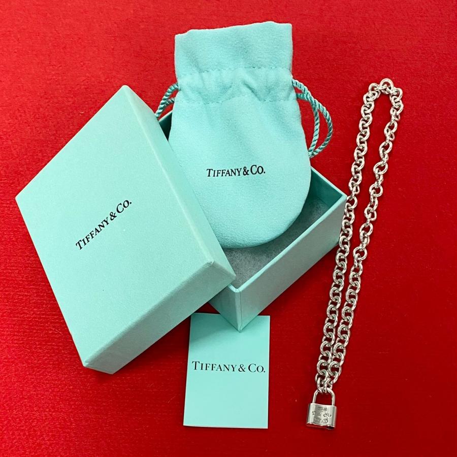 TIFFANY&Co.（ティファニー） 極 美品 箱 袋付き カデナ ロック