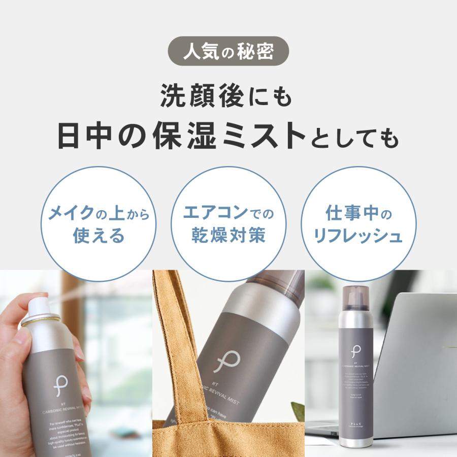 PLuS（プリュ） 化粧水 ミスト メンズ レチノール ナイアシンアミド