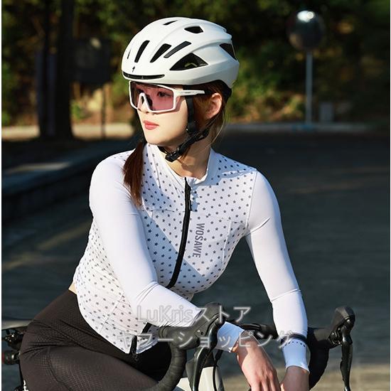 全2色 SALE!撥水 サイクルジャージ レディース 反射 ウェア 防風 春夏