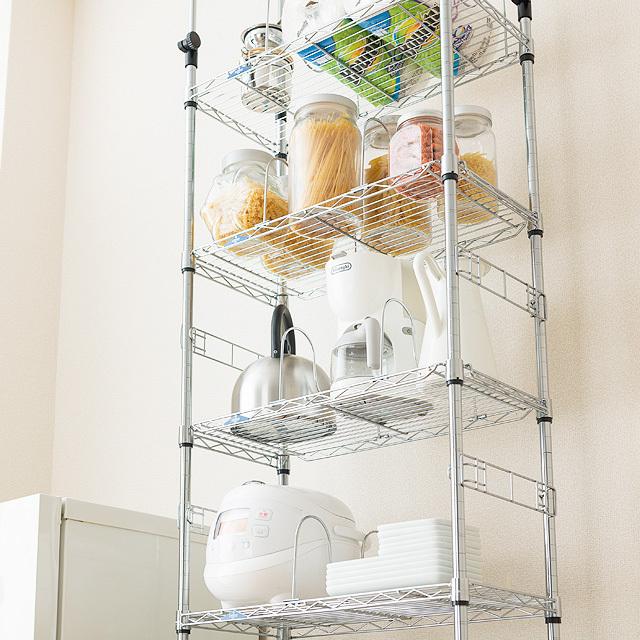 Luminous スチールラック 突っ張り 幅60cm 7段 ルミナスフィール