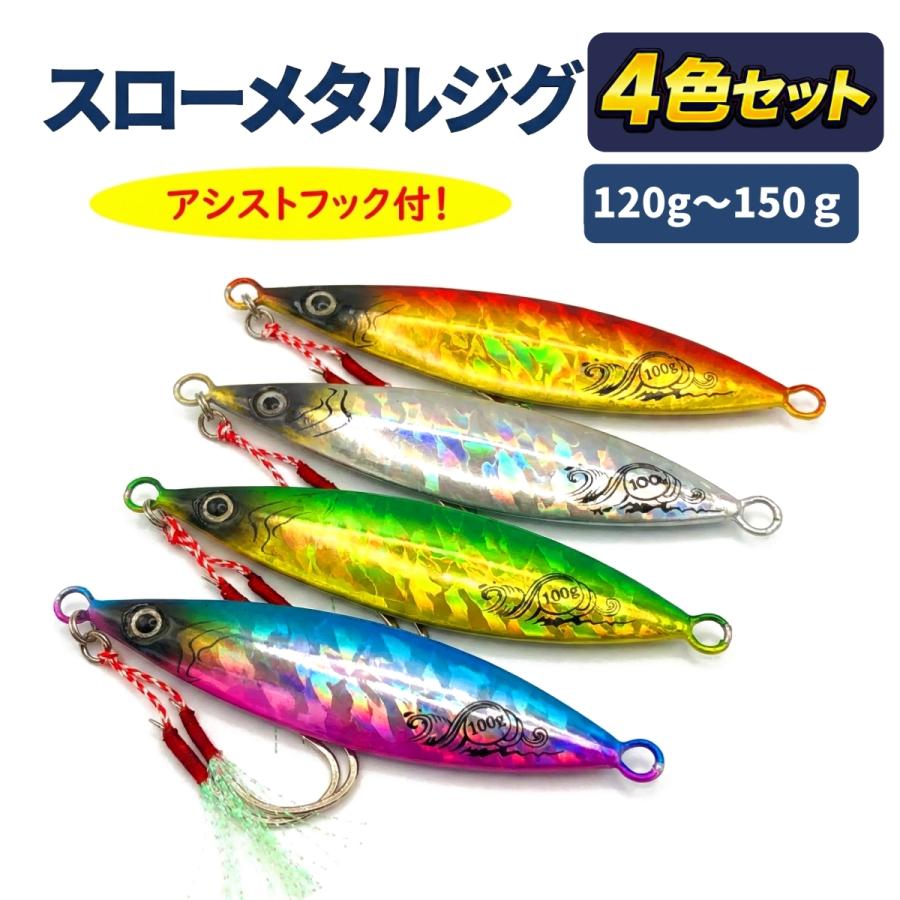 ルアー セット メタルジグ 120g 150g オフショア 青物 ブリ ヒラメ