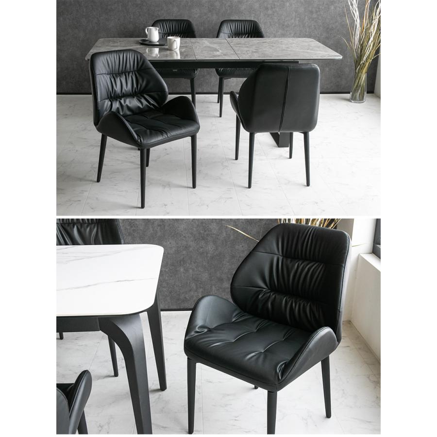 ダイニングチェア 2脚セット レザー 北欧 おしゃれ ダイニングチェアー