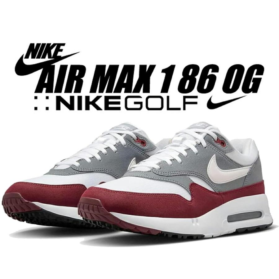 NIKE（ナイキ） エアマックス 1 86 OG ゴルフ チームレッド ホワイト