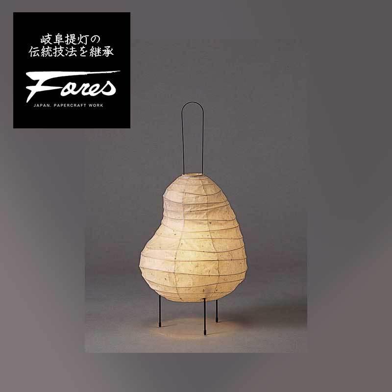 S-142 和紙スタンドライト H56cm 特選美濃和紙照明Fores BEANS : 照明